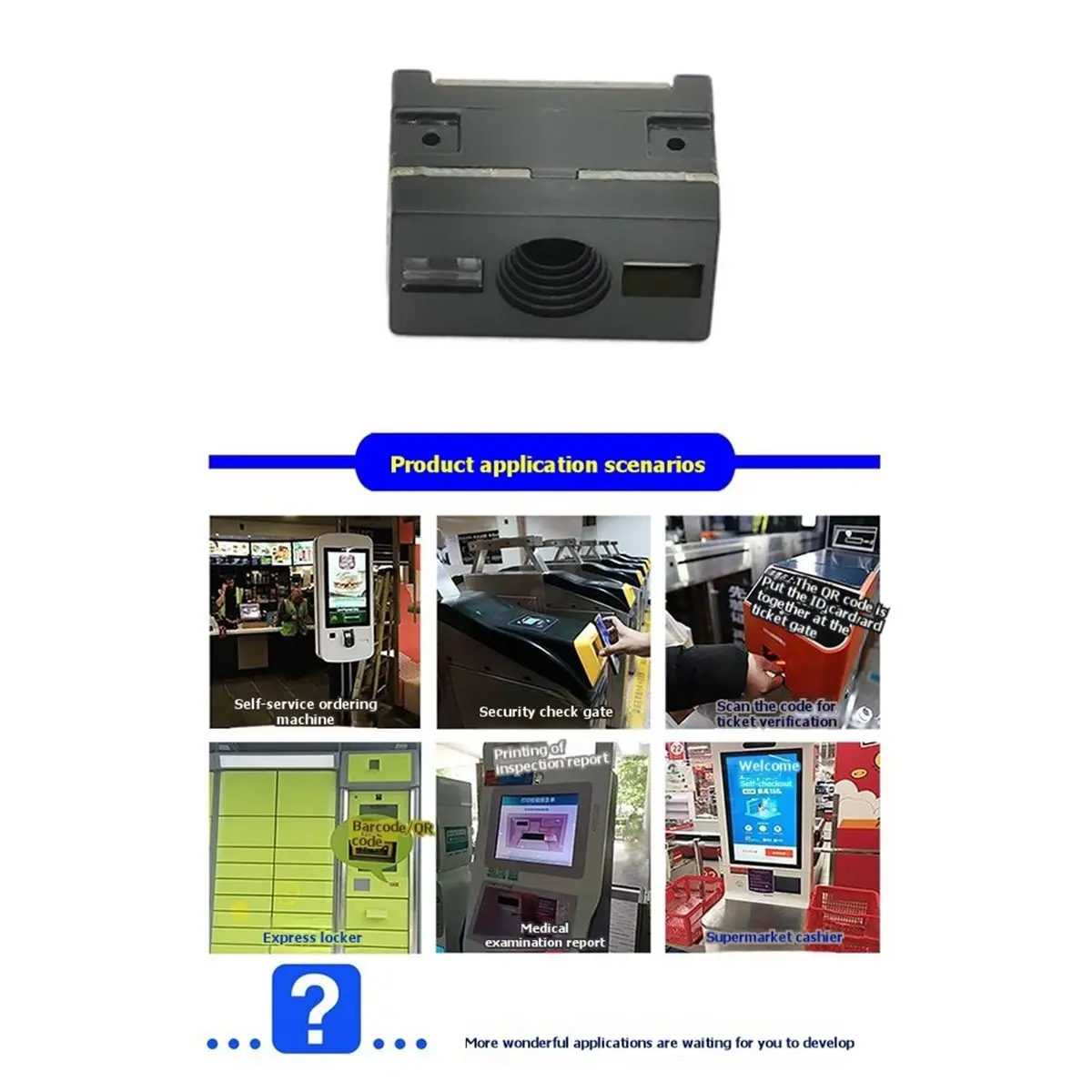 GM65S 1D 2D Qr Code…