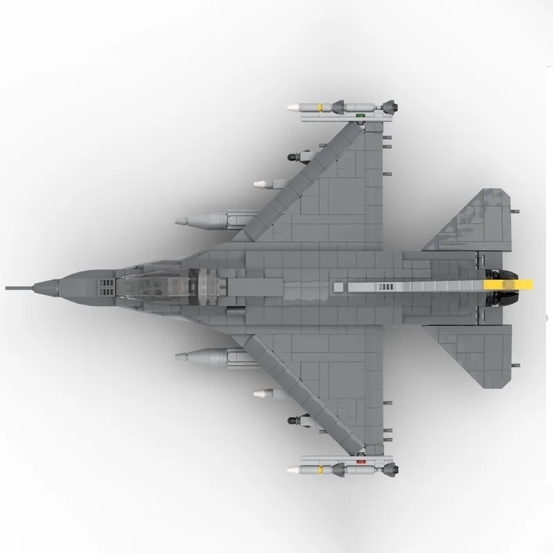 1255 pièces Série Guerre F16C - BLK70+ MOC Blocs de Construction Modulaires Personnalisables Technologie Éducative Populaire DIY Cadeaux de Vacances pour Garçons