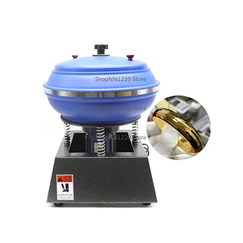 12-Inch Large Tumbler Polisher for Metal Gems Jewelry Vibrate Polish Machine Ceramic Stone Metal Aluminum Parts Stone Tool