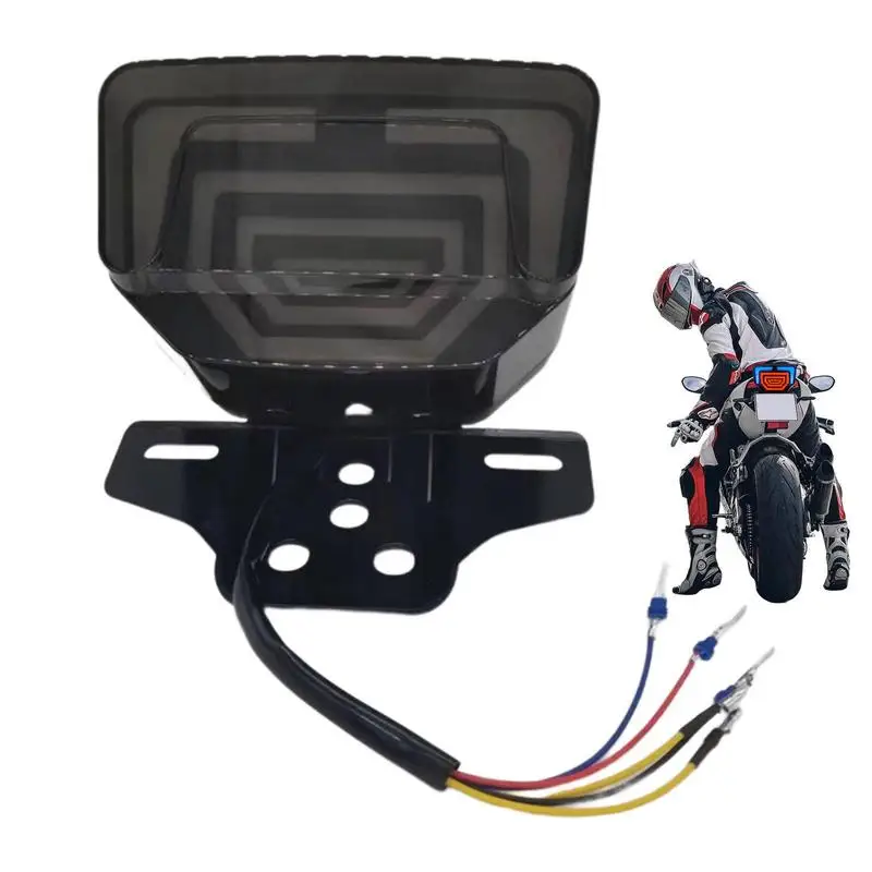 Motorcycle MX155GNCG125 modified light guide efficient and reliable LED brake tail light with breathing light turn signal