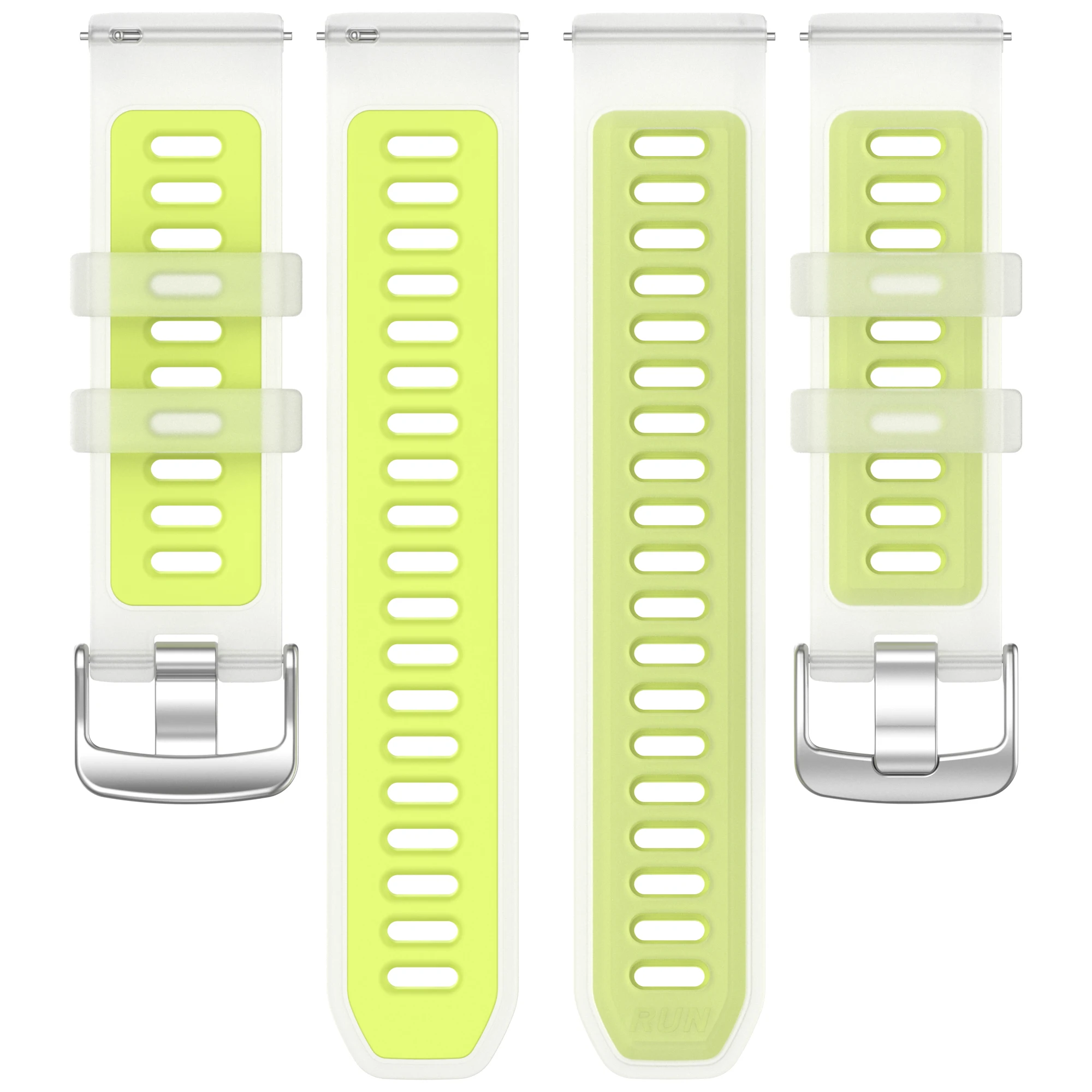 20mm 22mm Translucent Jelly Silicone Strap for OPPO Watch S X3 X2 4Pro Comfortable Wristband for Oneplus Watch 46mm Lite 3 2 2R