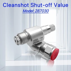 1 PCS 287030 CleanShot Shut-off Valve Swivel Joint, Thread Spray Gun Paint Sprayer Adapter, Airless Paint 7/8-Inch 180 Degree Ro