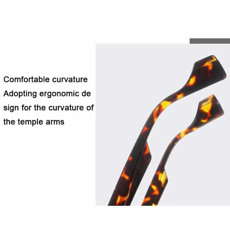 YOOSKE النظارات الشمسية المستديرة النساء الرجال فاسق مزدوجة اللون ظلال الرجعية المسامير الديكور تتجه نظارات شمسية واضح عدسة الإطار UV400 #3