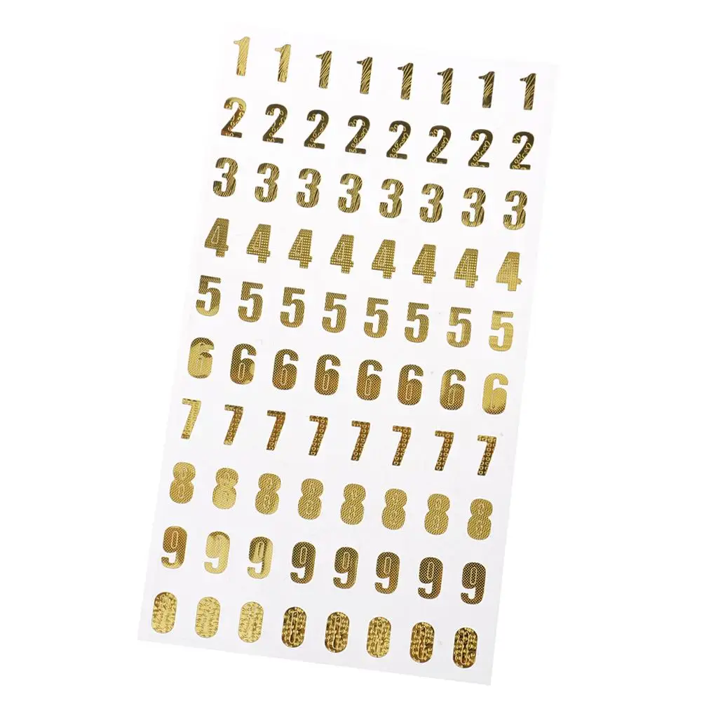 สติกเกอร์งานฝีมือตกแต่ง2x ตัวเลขตัวอักษรทำมือวันเกิดบัตรรักหัวใจ