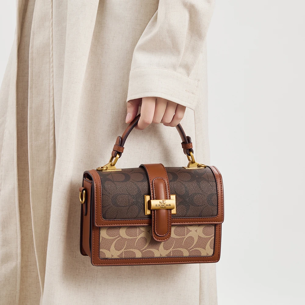 Light luxury women's bag 2026 new fashion trend retro handbag daily matching high-end texture crossbody shoulder bag