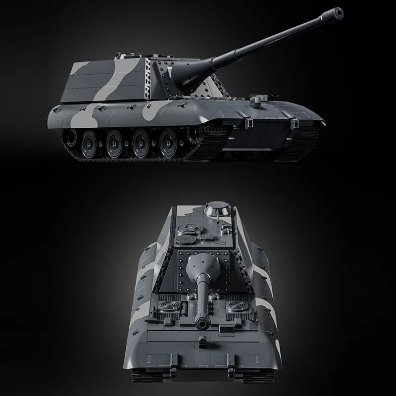 Новый 97018 1836 шт. Ww2 военный E-100 танковый разрушитель строительные блоки кирпичи сборка моделей игрушки для мальчиков подарок на день рождения набор