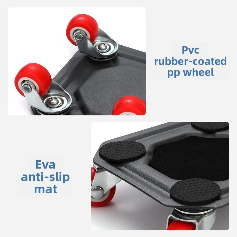 Moving Artifact: Moving Pulley Base, Universal Wheel, Furniture, Large Items, Moving Bed, Cabinet, Refrigerator, Shifter