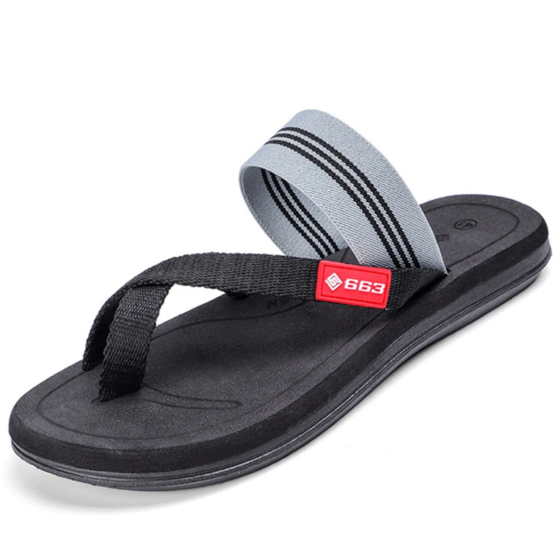 

Summer Men's Beach Sandals New Fashionable Flip Flops Slip-On Slippers Comfortable TPU Material Spring Autumn Seasonal Wear