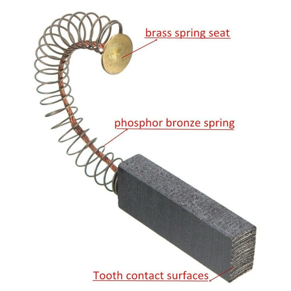 

2pcs Carbon Brushes Motor Brush Set For Electric Replacement 30x11x6mm Garden Electric Tool Replacement Fittings Parts
