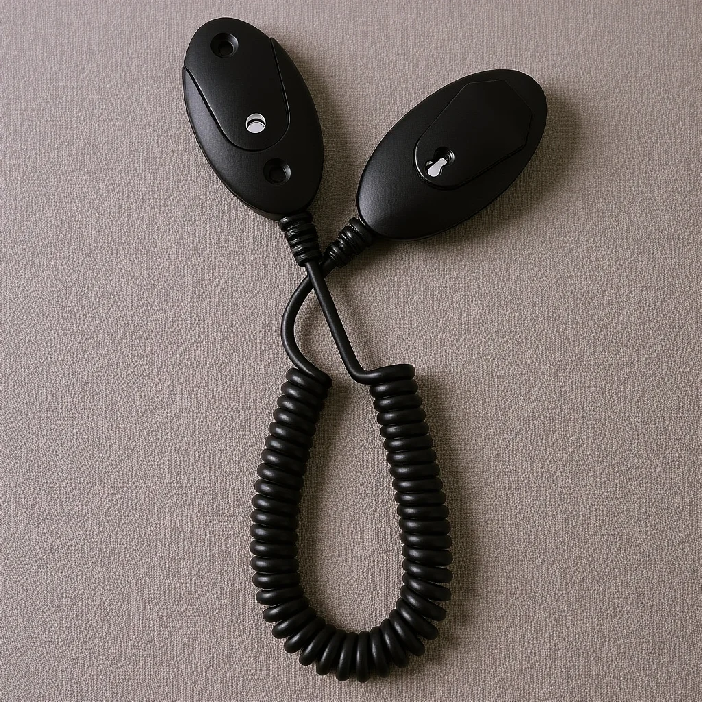 

Universal Retractable Remote Control Tether with Strong Adhesive Hook for Phone Tablet Cable Management Solution