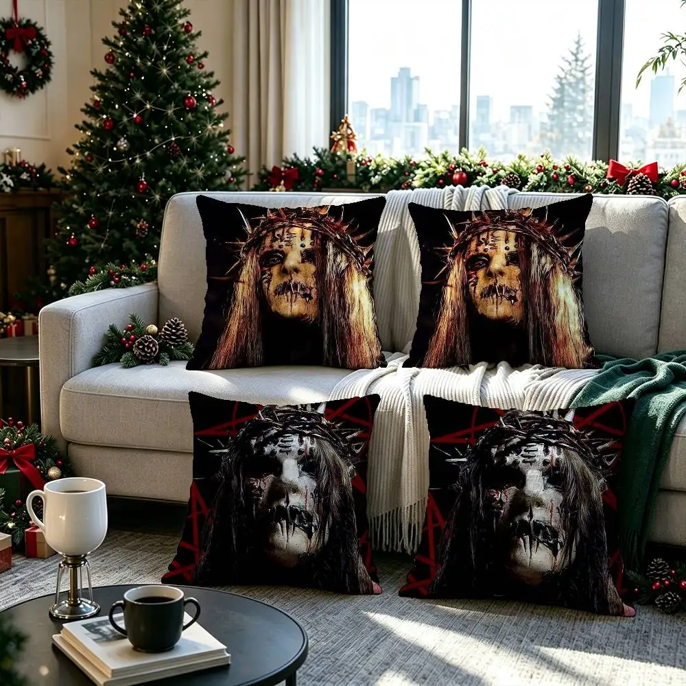 Music Slipknot Joey Jordison Pillow cover Soft Microfiber Pillowcase Home Sofa Decor Surprise Decorative printed.