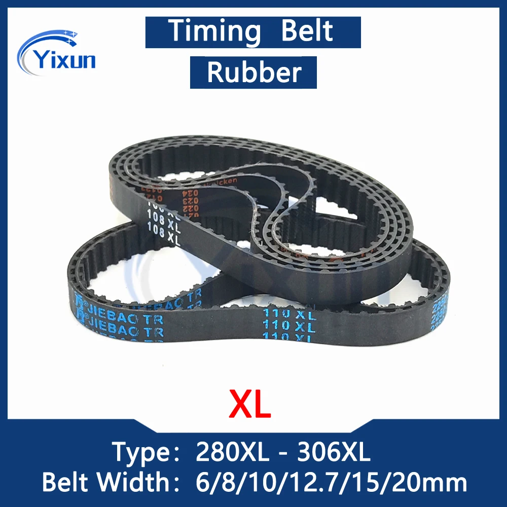 

XL Loop Timing Belt 280XL 282XL 284XL 286XL 288XL 290XL 292XL 294XL 296XL 298XL 300XL 302XL 304XL 306XL Width 6-20mm Drive Belt