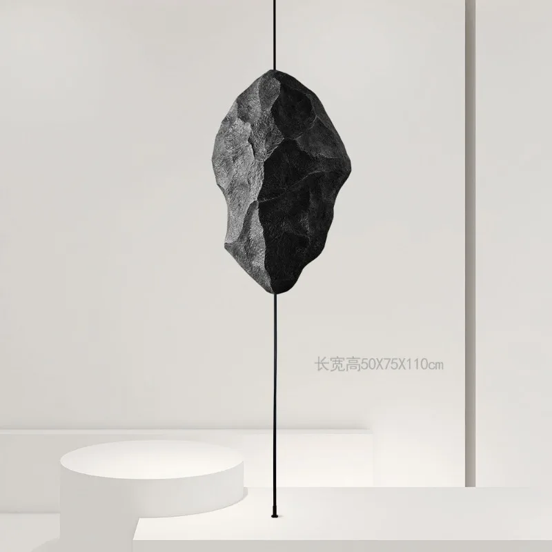 Simulation stone landscaping exhibition hall hotel gallery model room fixed rod straight