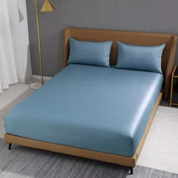 100% Cotton Long staple Cotton Soft Elastic Fitted Sheet Deluxe Mattress Cover Twin King Size 150X200/180x200 Pillowless Duvet