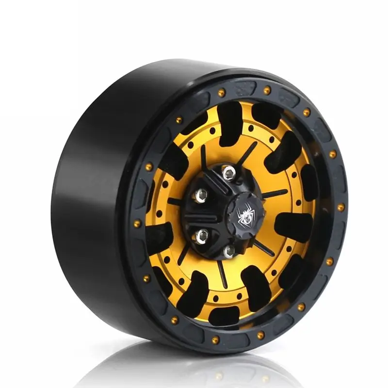 ABUM-4PCS 1.9 Inch Metal Beadlock Wheel Hub Rim For 1/10 RC Crawler Car Axial SCX10 Traxxas TRX4 RC4WD D90 Redcat Gen8,1