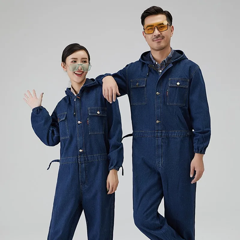 thickened-overall-workwear-set-for-men-pure-cotton-denim-dustproof-breathable-welding-anti-scald-wear-resistant