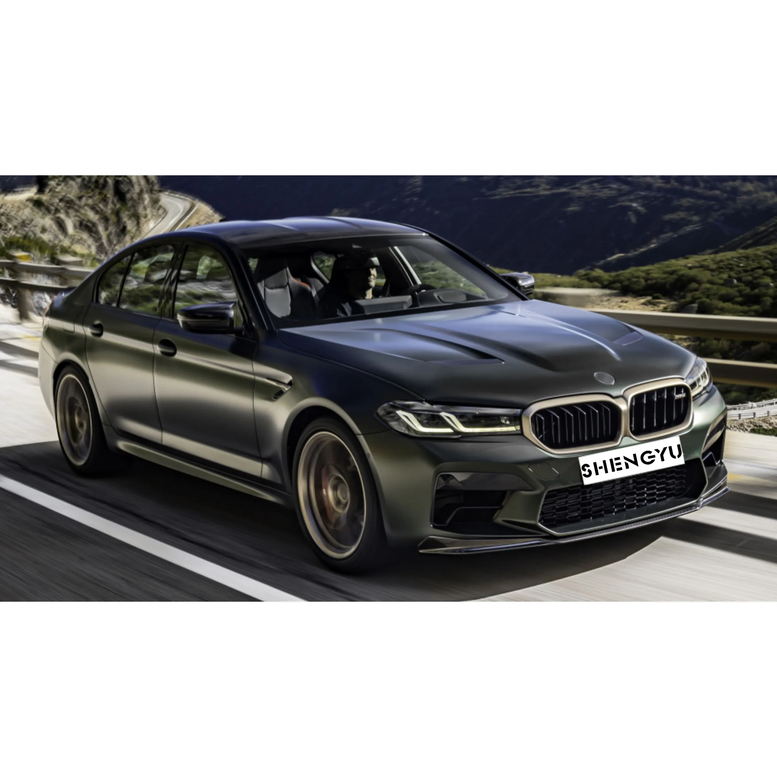 

Car Bumper for BMW 5 Series G30 G38 to M5CS Include Front and Rear Bumper with Grille Auto Lamps Hood Fenders Side Skirts