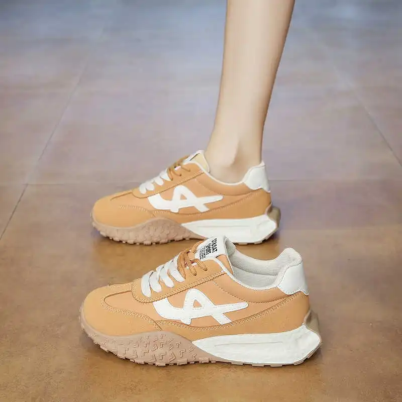 

Perforated Big Sole Red Sneakers Women Walking School Shoes Skor Sports Celebrity Portable Topanky Interesting News