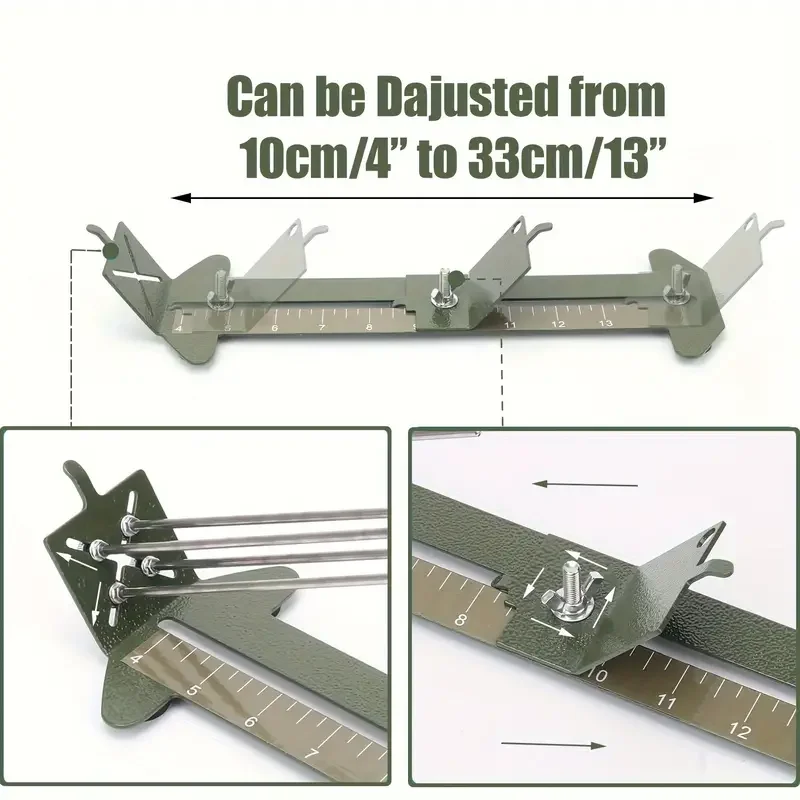 Paracord Bracelet Metal Weaving Frame DIY Paracord Jig, Outdoor Camping Accessories Handmade Weaving Tool view 2