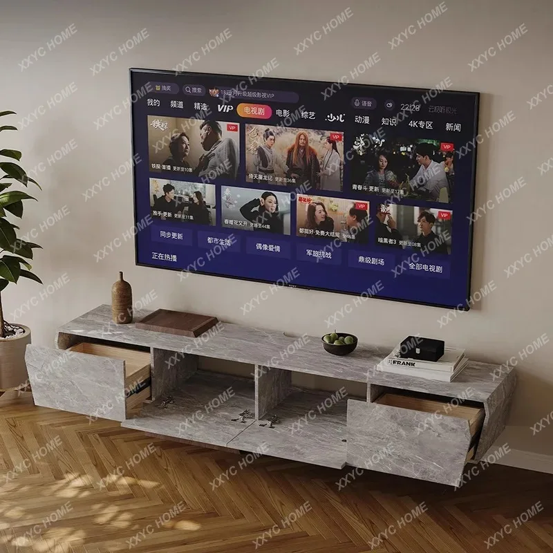 

LLounge Tv Stands Minimalist Luxury Mid Century Aesthetic Large Tv Table Irregular Archivadores Living Room Decoration