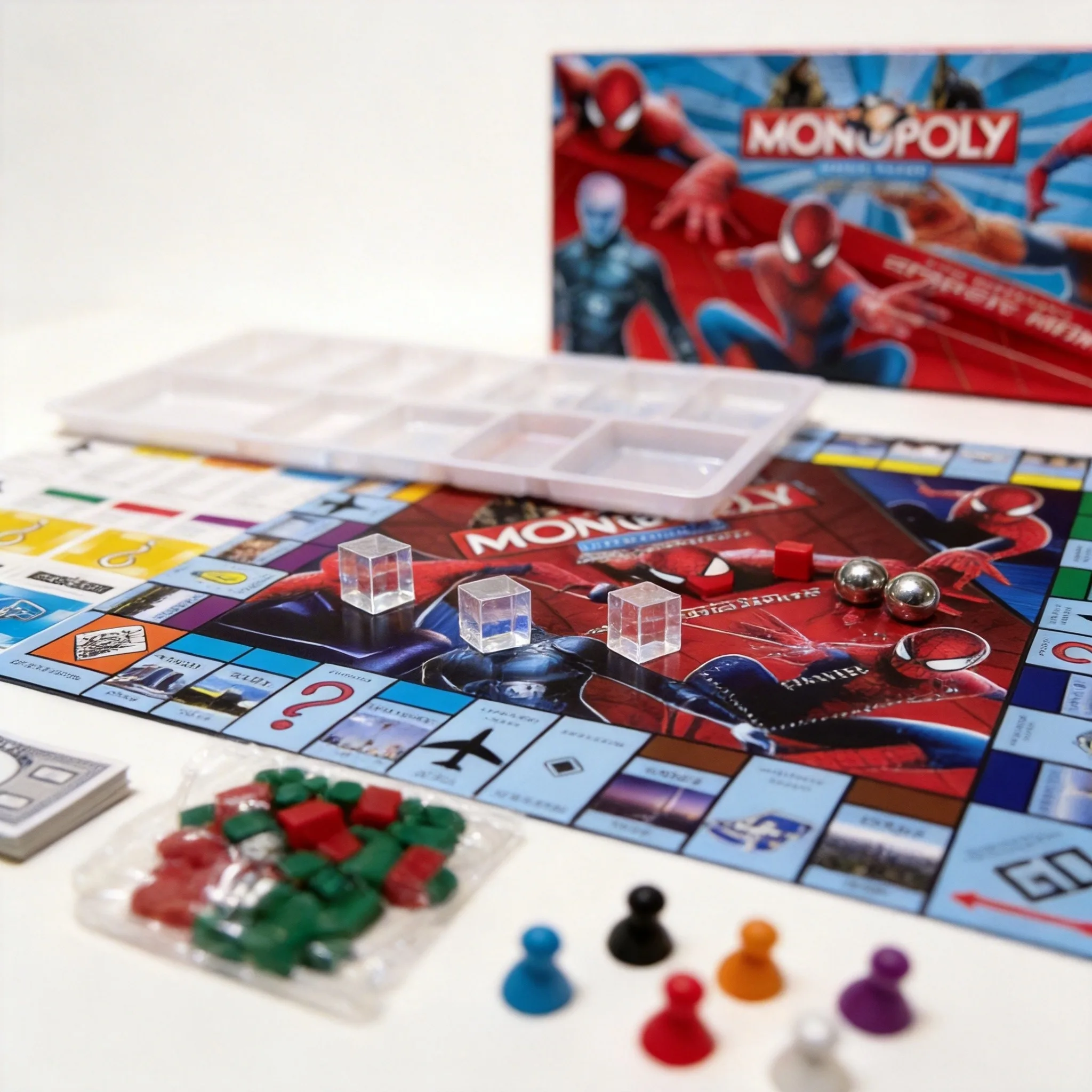Spider-Man Monopoly Board Game - Collector's Choice for Superhero Fans, Family Game Night - English Version - view 3