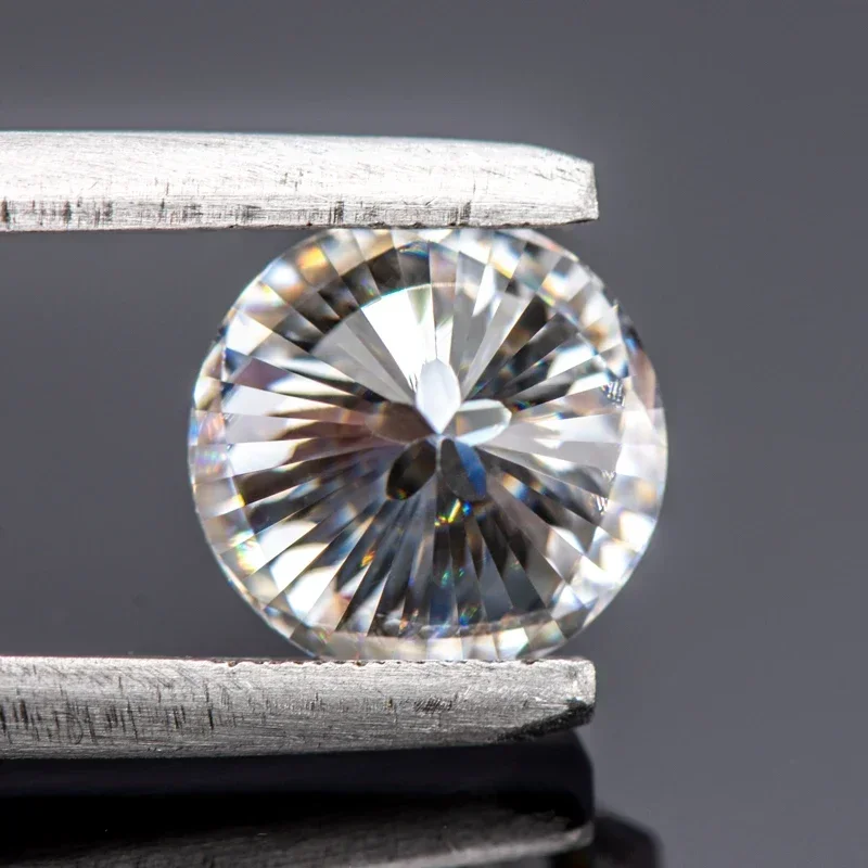 Moissanite ronde vorm D kleur VVS1 meerdere snijopties beschikbaar groothandel voor doe-het-zelf bedels sieraden maken certificaat