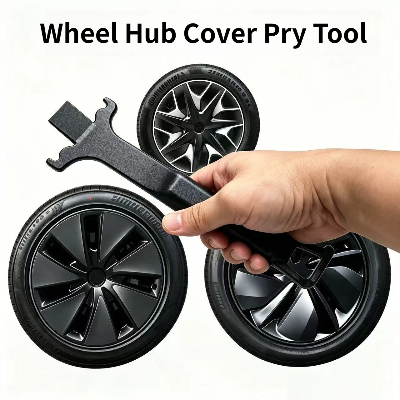 Car Tire Tool Crowbar for Tesla Model 3 Y S X Wheel Hub Cover Disassembly Special Tool Pry Bar Easy Disassembly Tool Crow Bar