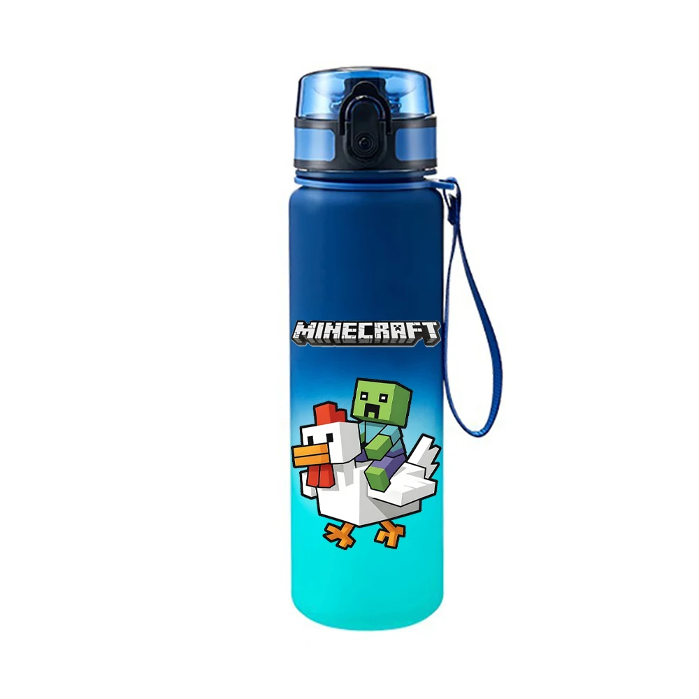 Sanded Black Blue Pixel Style Water Cup Wholesal Portable Plastic Cup Drinking Outdoor Office Party Large Capacity Bottle Gift view 6