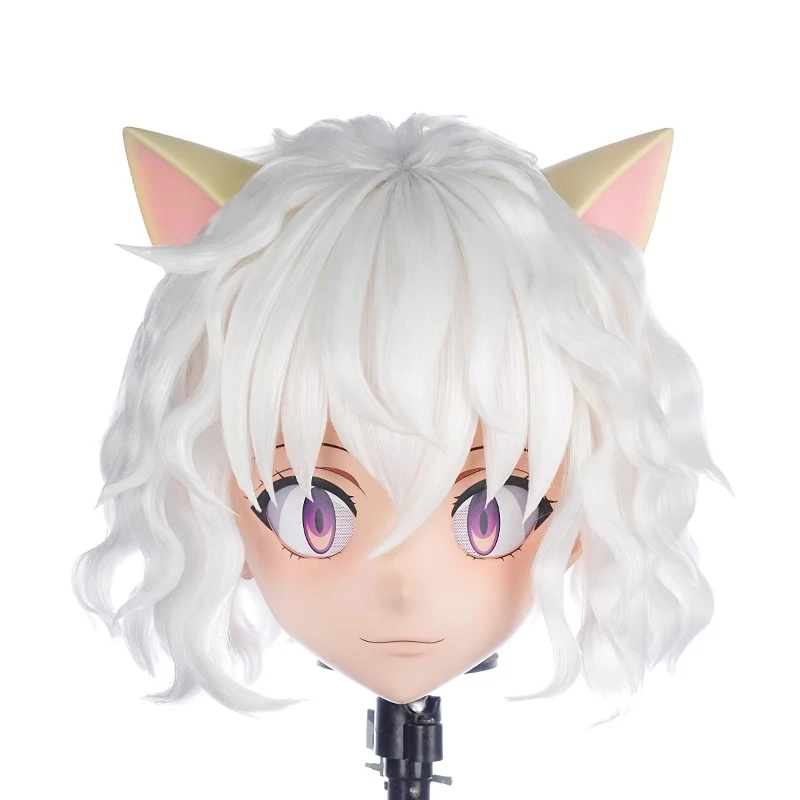 

(MEO266) Маска кигуруми ручной работы с полной головой, запираемая, для мужчин и женщин, японский мультфильм, аниме, игровой персонаж, маска кигуруми