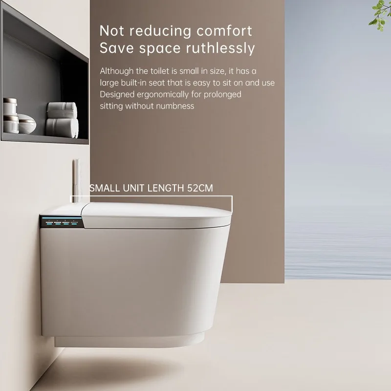 52cm toilet wall-mounted intelligent one-piece toilet