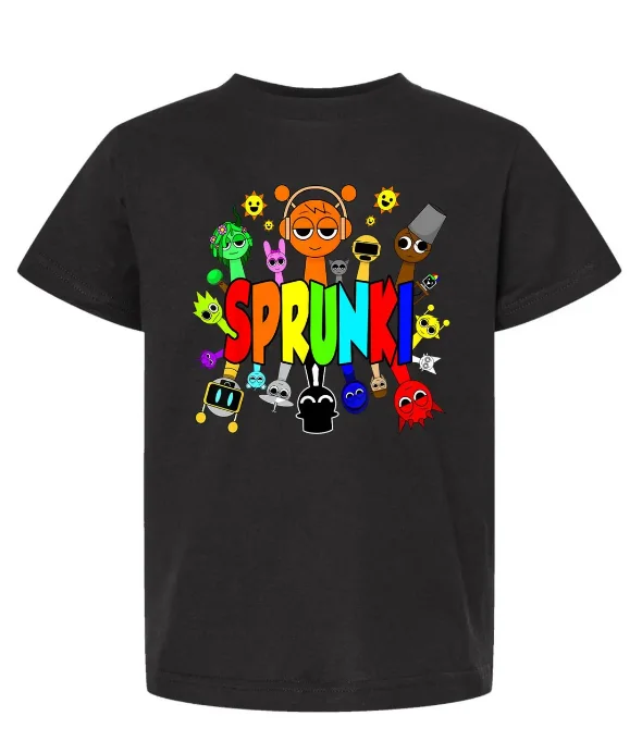 

Sprunki Tee Merch футболки косплей женские мужские модные повседневные уличные футболки с круглым вырезом с короткими рукавами подарок