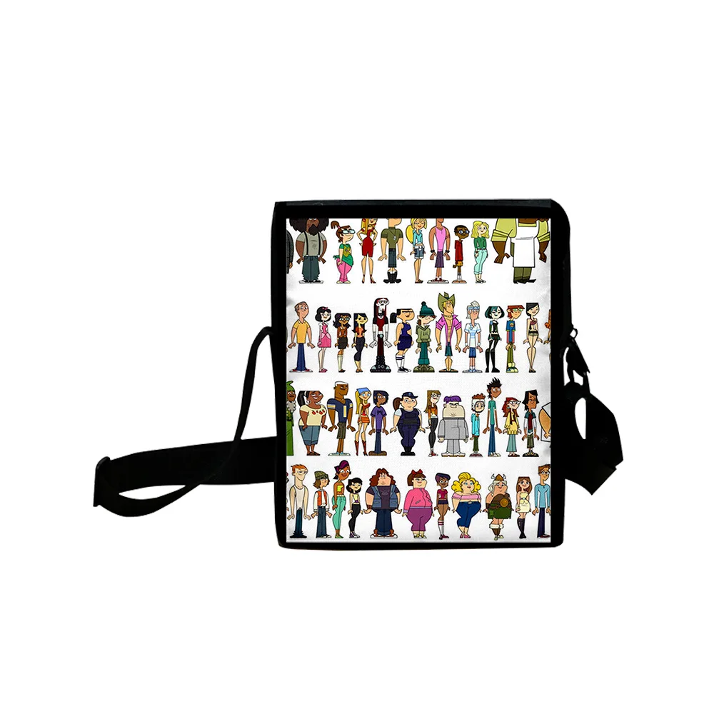 Tas Satchel Kain Oxford Daypack Kartun Total Drama Tas Uniseks