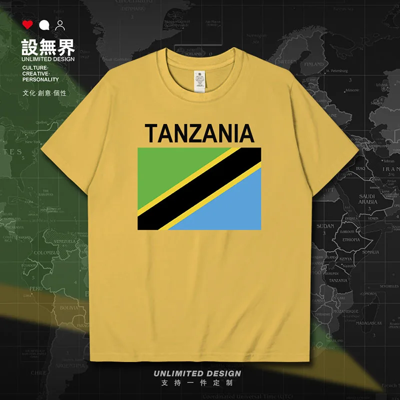 Tanzania Tanzanian TZA mens t shirt new sports white men's casual t shirt for men shirts gyms meeting printed clothes summer