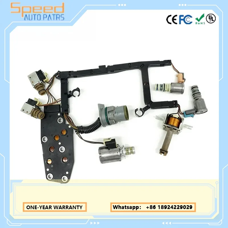 4L60E Tested Transmission Control Valve Solenoids +Wire for 93-05 EPC for GM Chevrolet GMC Saab 93-95