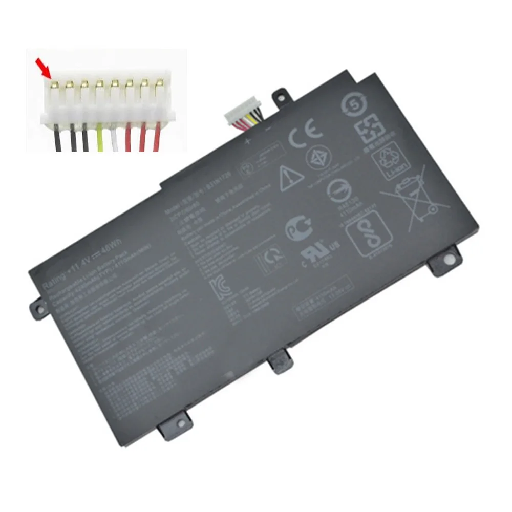 Imagem -04 - Bateria Original para Asus B31n1726 B31n17261 11.4v 48wh Fx504gd Fx504gm Fx80gm Fx86fm Fx504ge Fx505 Tuf565gd Tuf554g