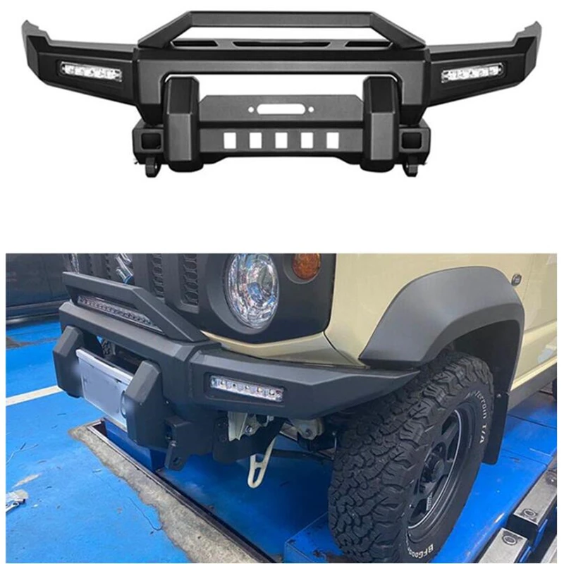 For Suzuki Jimny JB64 JB74 2019 2020 2021 2022 Front Bumper Anti Collision Protector High Quality Stainless Steel & Aluminum