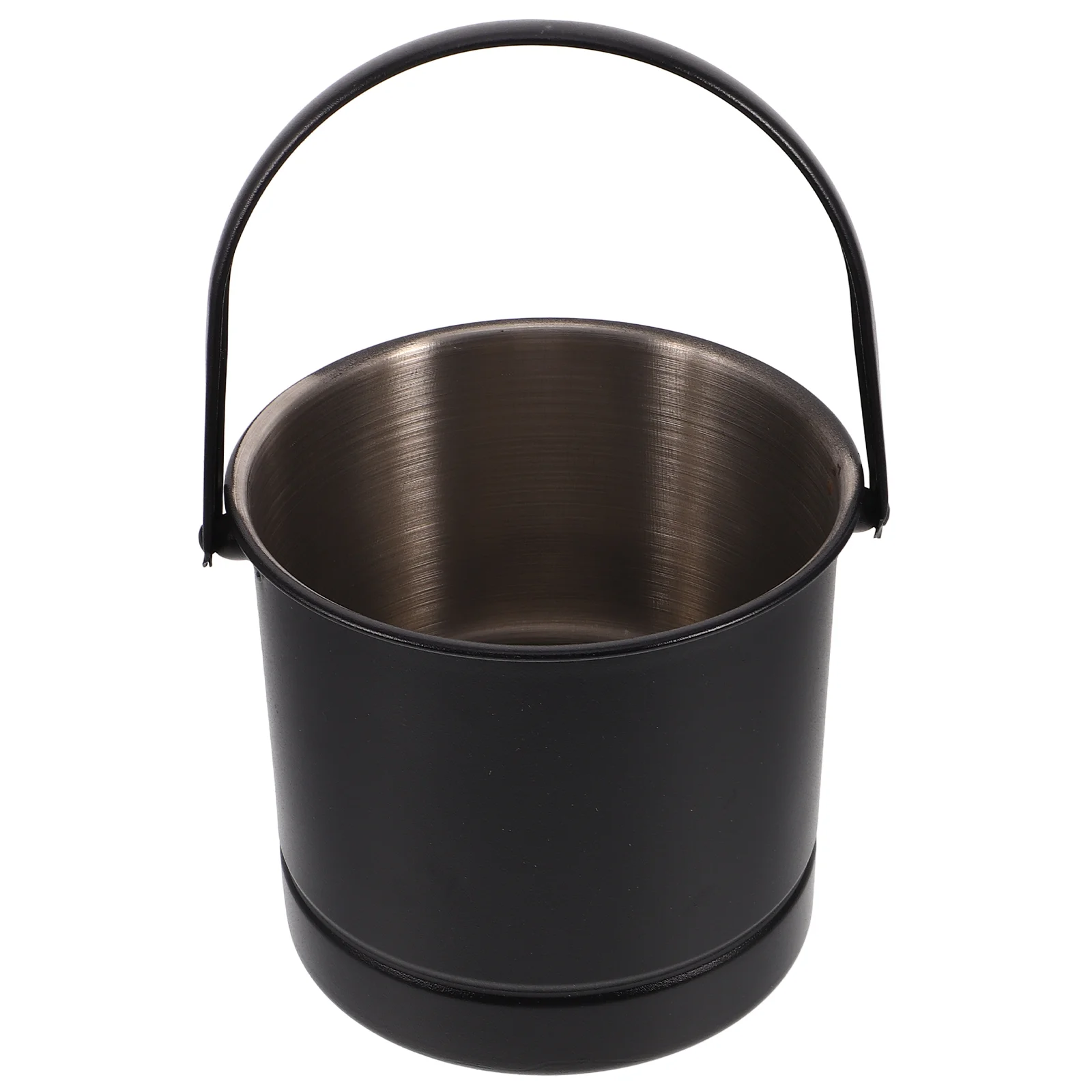 Portable Stainless Steel Ice Bucket With Handle Metal Bucket Party Wine Container Outdoor Coolers Beer Bottle Storage Pail