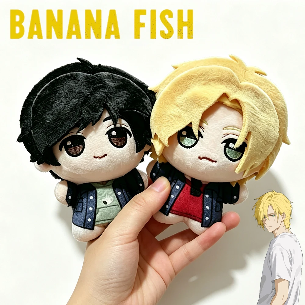 Anime Banana Fish Ash Lynx Okumura Eiji Cosplay Baumwollpuppe Plüschfigur Zimmerdekoration Zubehör 1 Paar Requisiten