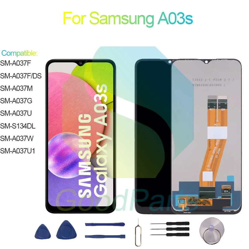 For Samsung A03s LCD Display Screen 6.5