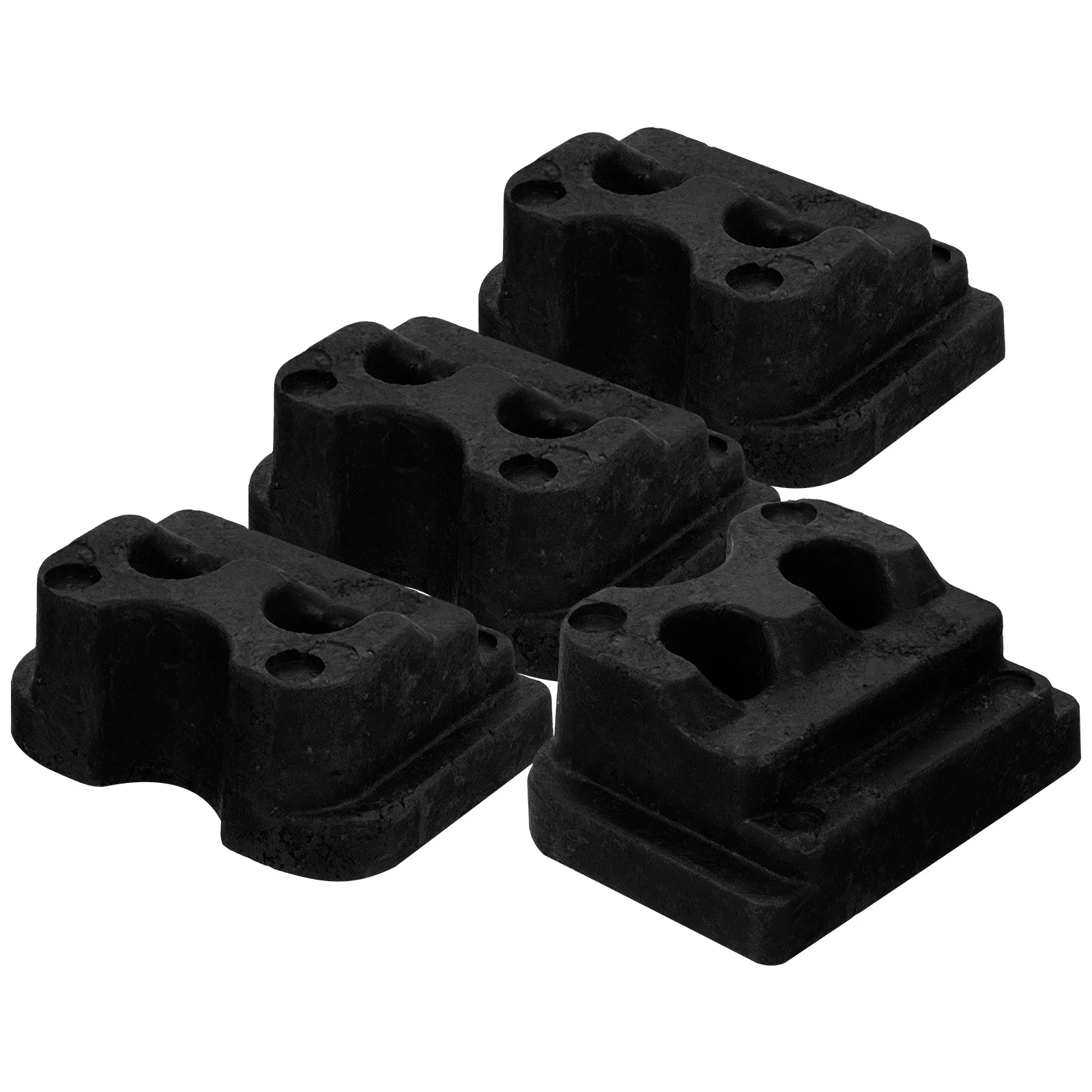 

4pcs Heavy Duty Lamp Base Chassis Sturdy Plastic Weighted Floor Table Light Stand Replacement For Home Decor Long