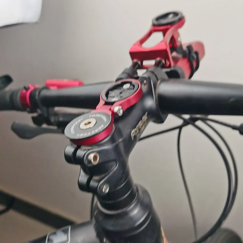 دراجة GPS قوس الكمبيوتر جبل حامل CNC ل Wahoo Garmin Bryton Cateye IGPSPORT نظام تحديد المواقع الكمبيوتر دراجة قوس ملصق الهاتف