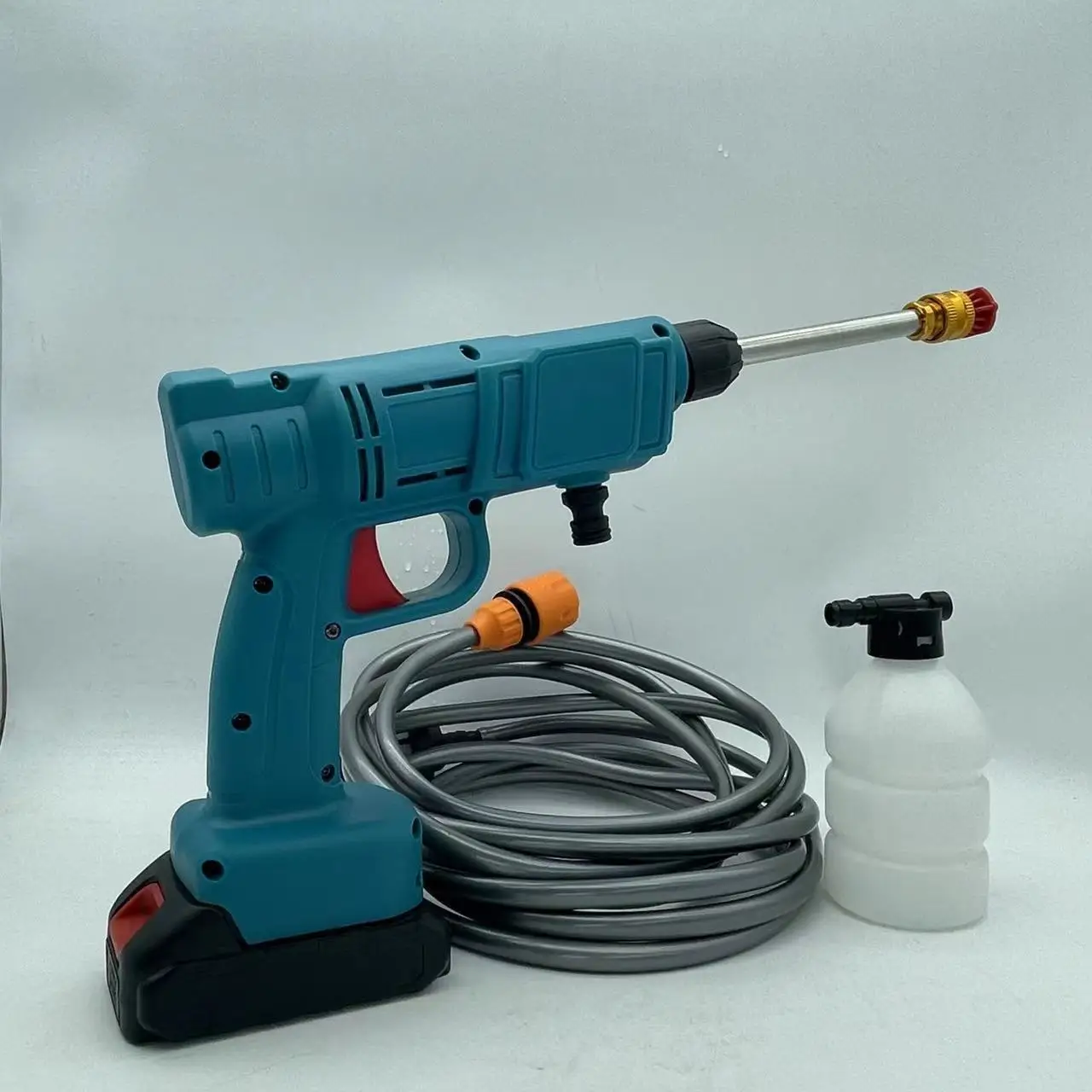 

battery car wash water gun electric wash spray gun Wireless charging convenient wash machine Household high voltage