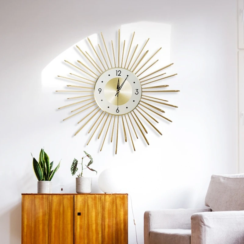 Lounge Minimalist Bedside Wall Clocks Unique Exquisite Originality Wall Clocks Living Room Horloge Murale Bedroom Decoration