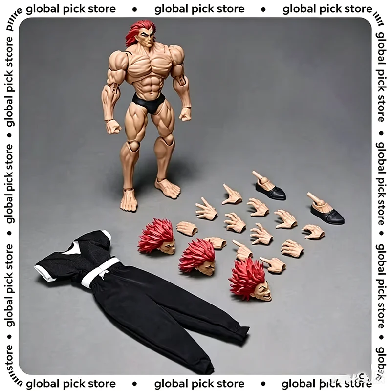 Actionfigur St. Baki Hanma Son Of Ogre Hanma Yuujiro Modellspielzeug Anime Die Stärksten Organismen Ko Yujiro Bewegliche Figur Geschenke