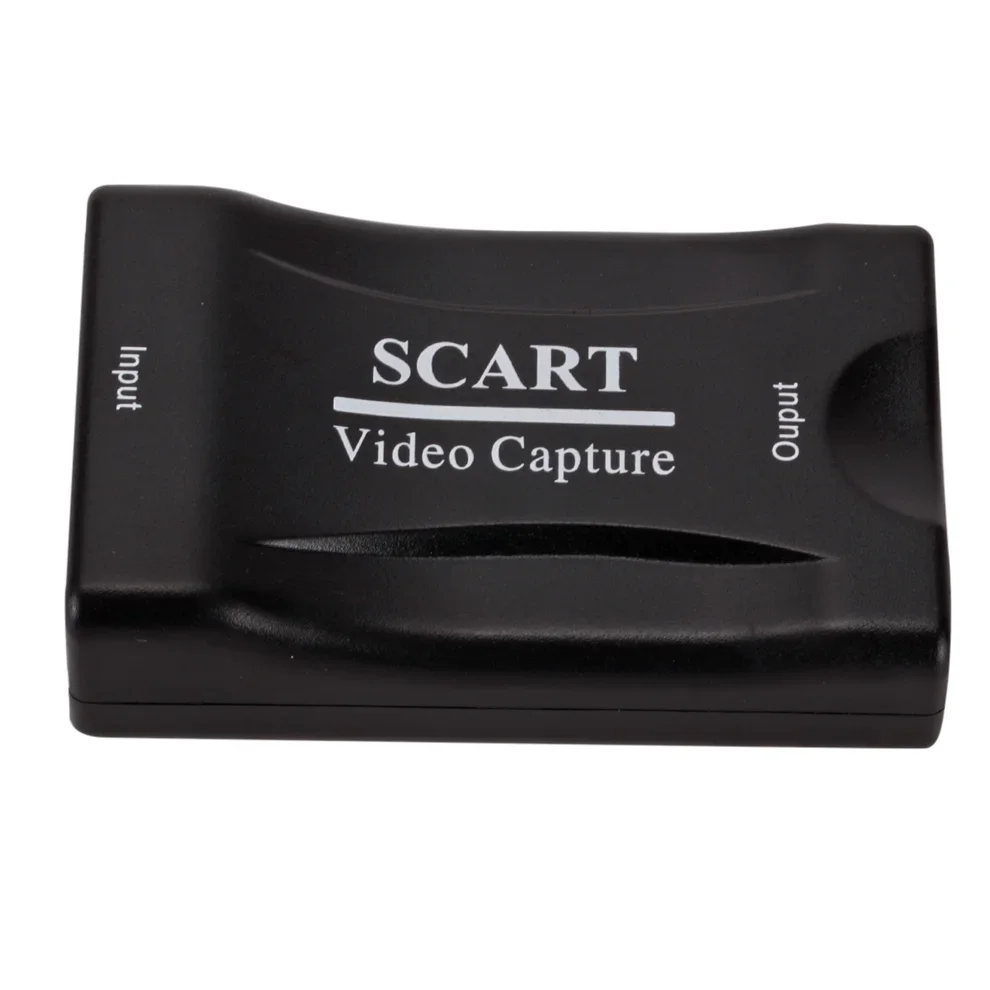 LccKaa-Cartão de captura de vídeo USB 2.0, Scart 1080P, Gaming Record Box, Transmissão ao vivo, Casa, Escritório, DVD, Grabber, Plug and Play