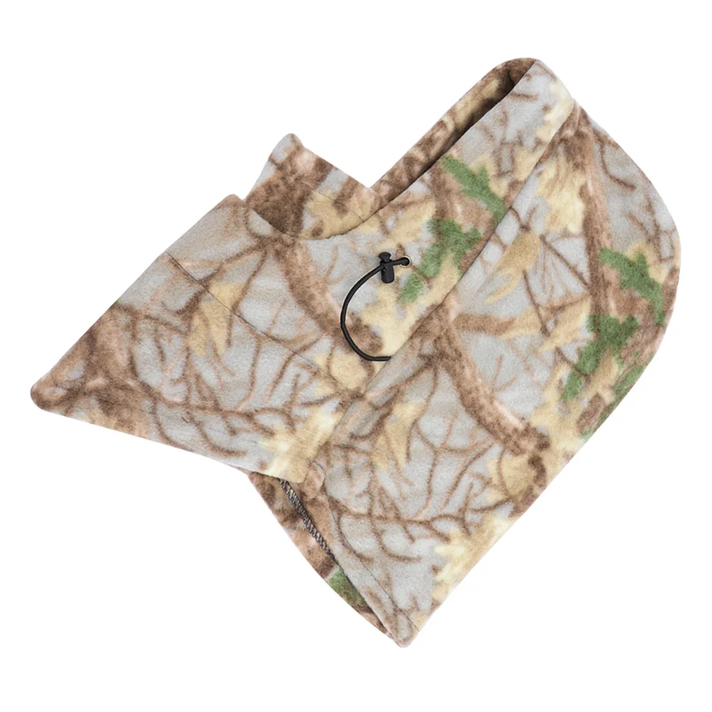 

Fleece Hood Windproof Thermal Mask for Winter Sports Cycling Skiing Hiking Anti Cold Face Guard Neck Cover Polyester Material