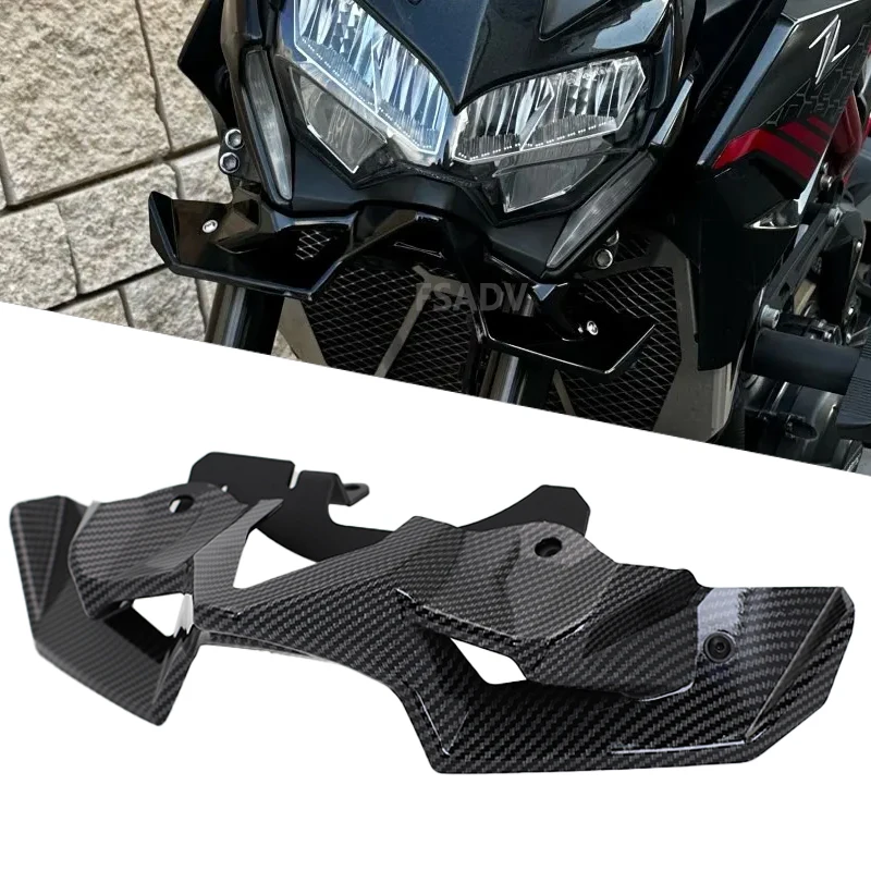 Fir For Kawasaki Z900 Z 900 2020 2021 2022 2023 2024 Motorcycle Naked Front Spoiler Winglet Aerodynamic Wing Kit Spoiler