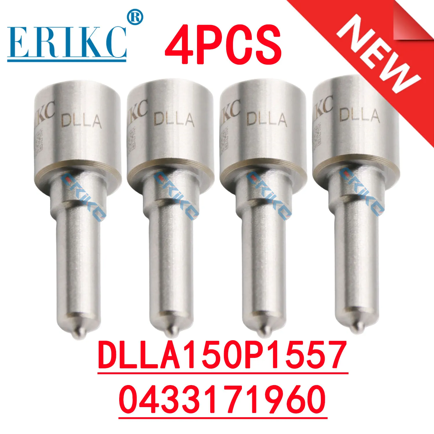 

4PCS DLLA150P1557 0433171960 Diesel Fuel Injector Nozzle DLLA 150 P 1557 Sprayer DLLA 150P 1557 for Bosch 0445110265 0986435170