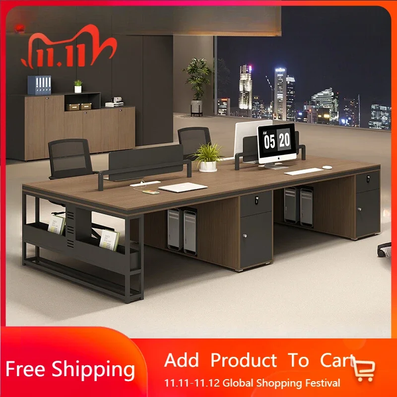 

Unusual Unique Office Desk Modern Gaming Reception Student European Office Desk Organizer Luxury Metal Escritorio Furniture