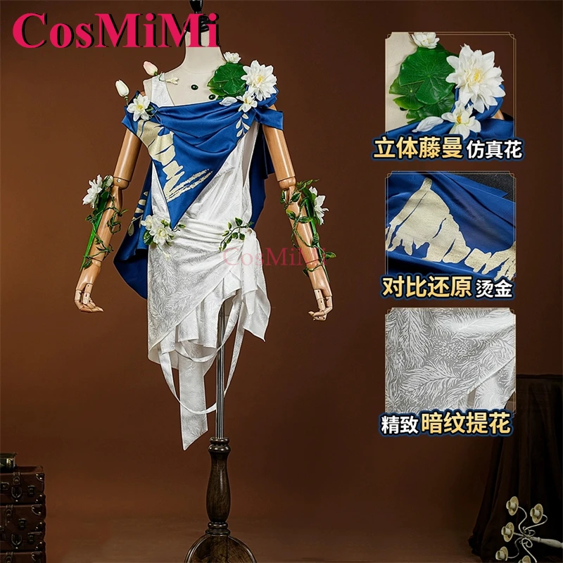 CosMiMi Game Identity V Patient/Emil Cosplay Costume Shadow In The Lake Fashion Uniforms Carnival Party Role Play Clothing S-XXL